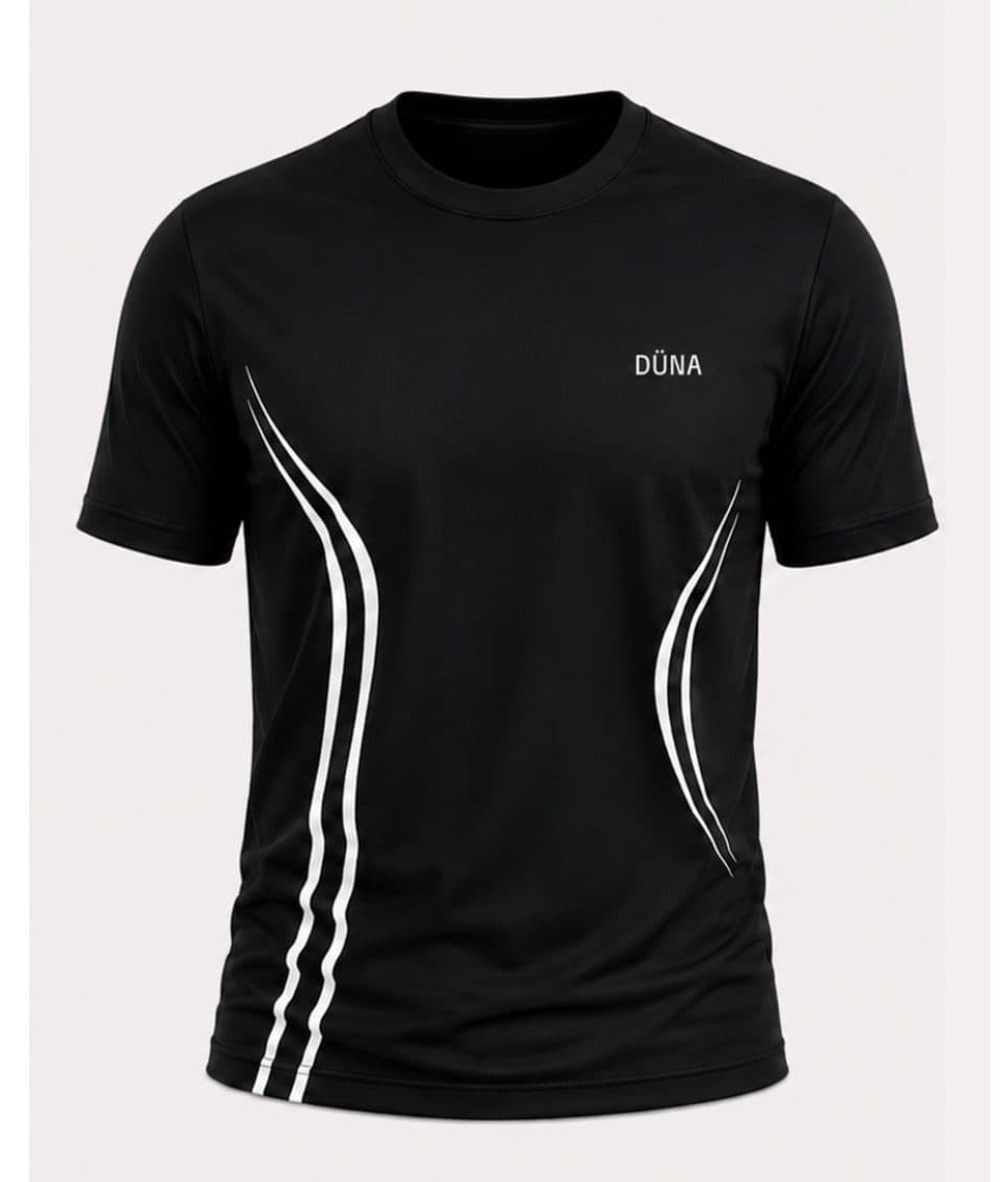 T-shirt technique Noir - DÜNA Sportswear